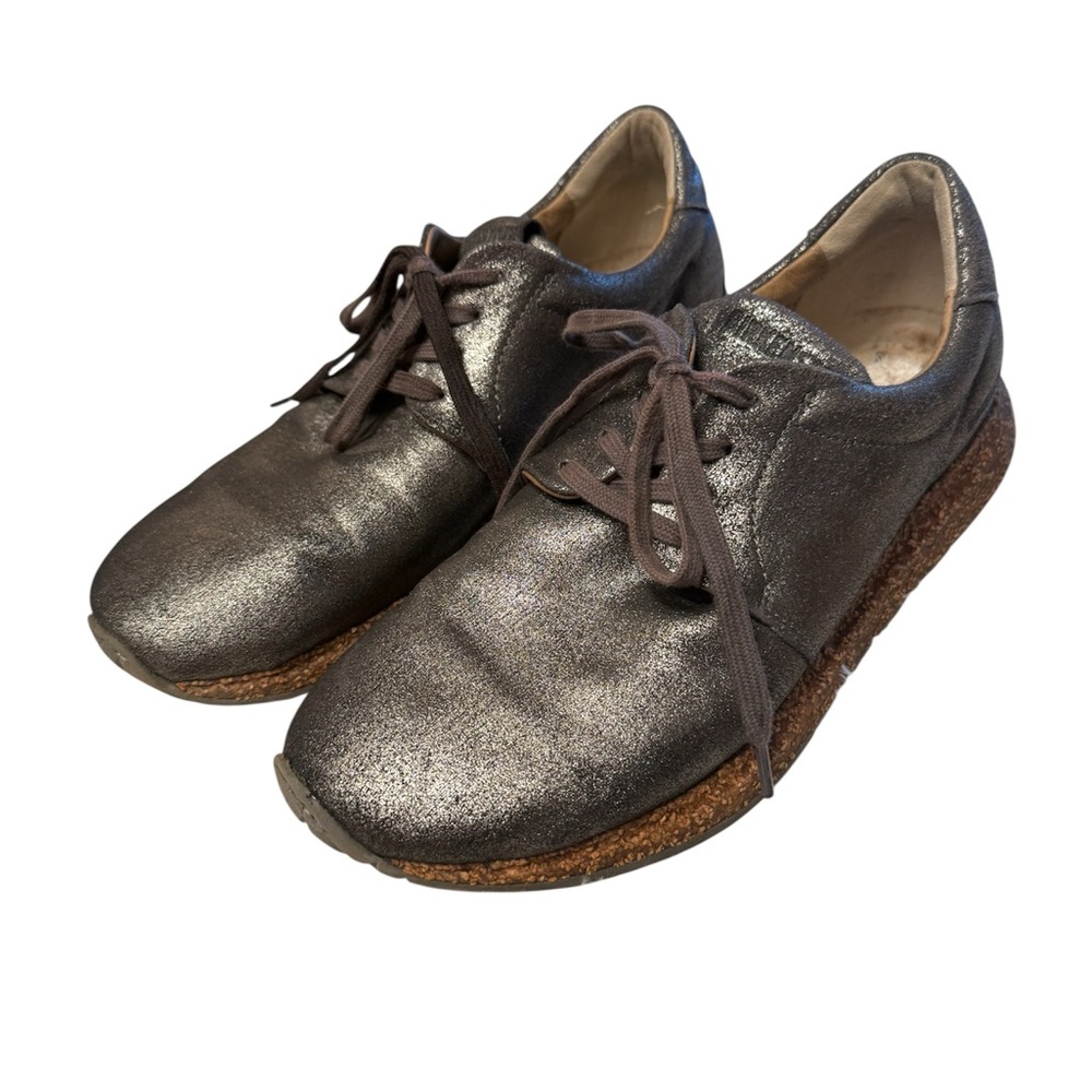 Birkenstock Wrigley metallic gray Sneakers